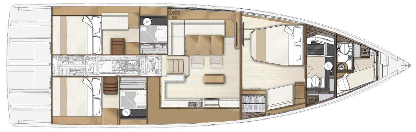Jeanneau Yachts 55 │ Jeanneau Yachts of 17m │ Boat Sailboat Jeanneau Jeanneau Yachts 55 24926